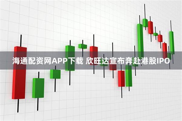 海通配资网APP下载 欣旺达宣布奔赴港股IPO